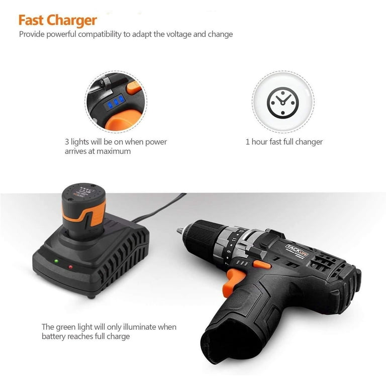 Tacklife drill charger outlet