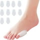 thumbnail image 1 of 10 almohadillas protectoras para juanetes, almohadillas de gel suave para protección de dedos para la bola del pie, separadores de dedos pequeños (dedo pequeño), 1 of 5