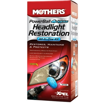 Mothers Polish PowerBall 4Lights Headlight Restoration Kit