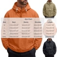thumbnail image 3 of Men Half Zip Hooded Windbreaker, Drawstring Hood Pullover Jacket with Big Front Pocket, Lightweight Loose Casual Windproof Coat Green XL(XL), 3 of 9