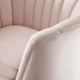 thumbnail image 5 of Modway Opportunity Modern Performance Velvet Armchair in Pink Finish, 5 of 7