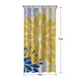 thumbnail image 5 of Yellow Floral and Petal Pattern Shower Curtain 36"x72" ,Bathroom Decorative Shower Curtains Set with 12 Hooks,Modern Waterproof Washable Shower Curtain, 5 of 6