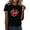 Black, variant on Womens Valentine'S Day Shirts Fashion Short Sleeve Print Round Neck Daily Wear Ladies Clothing,Grey,3XL
