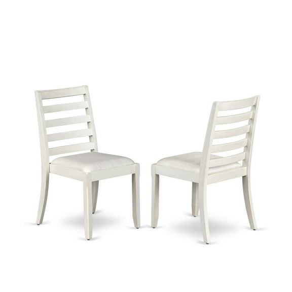 Luxe by East West Furniture Dining Room Chair with Cream Linen Fabric