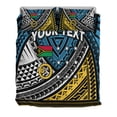 thumbnail image 3 of Juego de cama personalizado con motivos tribales de la provincia de Vanuatu Sanma - Lt12, 3 of 6