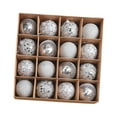 thumbnail image 3 of 16 Pieces Christmas Tree Hanging Balls Ornaments for ear Birthday, 3 of 8