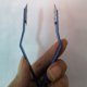thumbnail image 2 of 2X Pinzas de Barra de Resorte de Reloj de Acero Inoxidable 7825 V Tipo para Reparación de Relojes, 2 of 5
