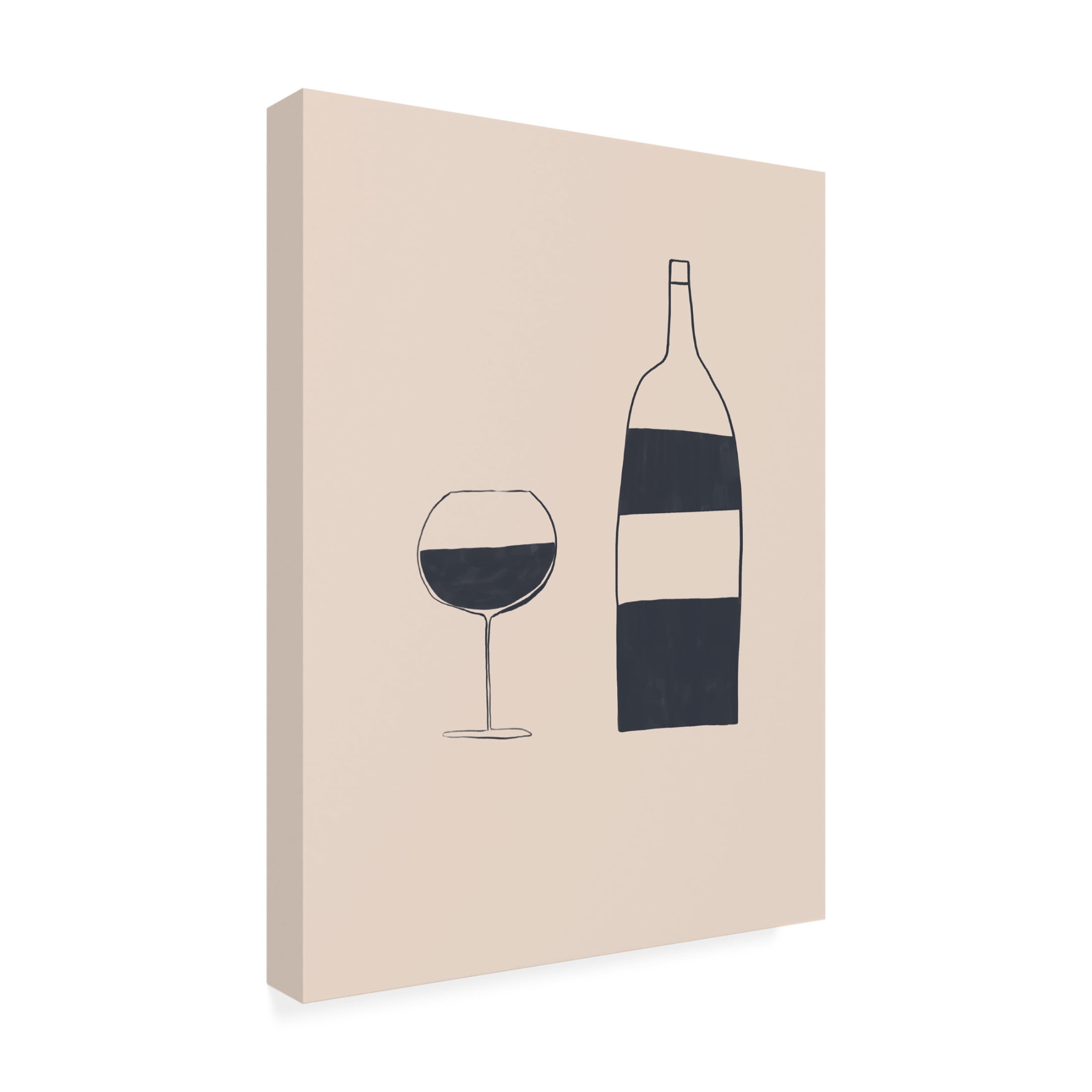 Trademark Fine Art Ivy Green Illustrations Wine Canvas Wall Art