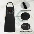 thumbnail image 6 of Funny Aprons for Women with Pockets, Cooking Baking Kitchen Apron Gifts for Mom Wife Birthday Mothers Day Christmas, 6 of 6