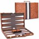 thumbnail image 2 of Set de backgammon AMEROUS Classic de 18 pulgadas con funda de piel, 2 of 8