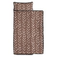 thumbnail image 2 of Kids Nap Mat Mat Set – Includes Pillow Quilt Sleeping Mats for Daycare Preschool Kindergarten Brown Herringbone Nap Mats, 2 of 2