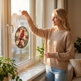 thumbnail image 5 of Acrylic Puzzle Suncatcher, 3 Layer 0.1in Thick 2D, 1 Piece Hanging Ornament, Floral Stained Glass Style Window Decor for Home Sunlight Catching, 5 of 8