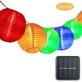 thumbnail image 2 of Outdoor Decorative Lights,16 ft 20 LED Lantern String Lights Waterproof Outdoor Indoor Decorative-String Lights Multicolor for Patio Garden Wedding Party Camping Bedroom Decor, 2 of 8