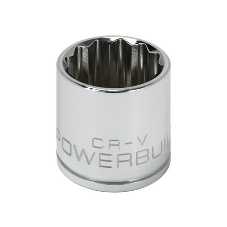 

Powerbuilt 3/8 Inch Drive x 7/8 Inch 12 Point Shallow Socket - 641010