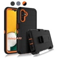 thumbnail image 1 of Étui pour Samsung Galaxy A03S, [Kicksatnd Intégré] [Protecteur d'Écran Intégré] Étui Hybride 2 en 1 en PC Rigide Absorbant les Chocs, Protection Intégrale, Étui-Holster avec Clip de Ceinture de Verrouillage pour Galaxy A03S, 1 of 7