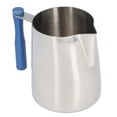 thumbnail image 1 of 600ml Acero inoxidable café frothing jarra romper resistencia leche frothing taza con desmontable handleblue, 1 of 8