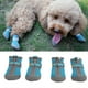 thumbnail image 3 of Pequeños Zapatos para Perros de Cachoro Ligeros al Aire Libre Botas Sin Deslizamiento Sin Deslizamiento Accesorylake Azul de 9holas Tamaña 1, 3 of 7
