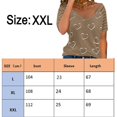 thumbnail image 2 of 2XL Camiseta con estampado de corazón de amor para mujer Camisetas gráficas de manga corta Camisas, 2 of 5