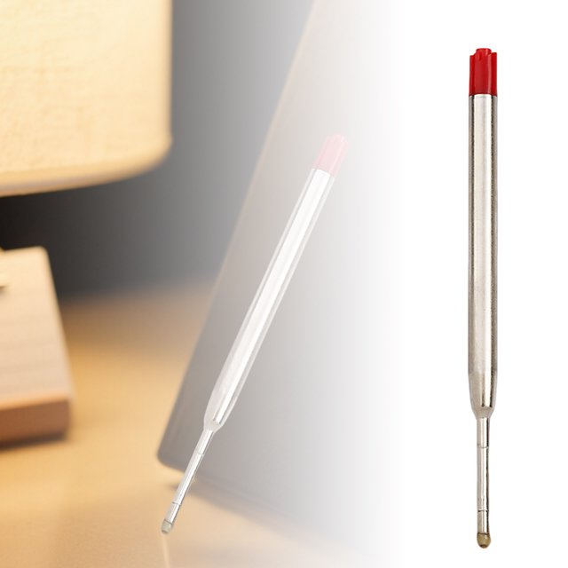 WIFKLSIIPG Pack d'Encre 1ml Stylo à Bille Remplaçable Pointe Moyenne Métal