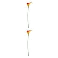 thumbnail image 2 of kurtrusly Décor de Mariage avec Calla Simulé - Choisir la Variété de Couleurs et de Styles avec Haute 3D et Simulation Durable PU Rougeâtre Jaune 2PCS, 2 of 6