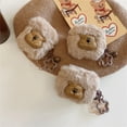 thumbnail image 2 of For Airpods 1st 2nd 3rd 4th 2024 Pro 2nd Cute Bear Plush Case Cover + Star Pendant, 2 of 9