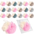 thumbnail image 1 of BEAGERUO Paquete de 20 esponjas de esponja de viaje envueltas individualmente, pequeñas esponjas de ducha de esponja de 30 g, mini esponja de baño, esponjas corporales para ducha, multicolor, 1 of 5