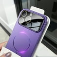 thumbnail image 2 of TECH CIRCLE for iPhone 17 Pro Max Hard PC Magnetic Case Plating Shockproof Compatible with Mag Safe Full Camera Lens Cover Military-Grade Anti-Scratch Protection Phone Back Cover,Purple, 2 of 11