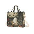 thumbnail image 7 of FORMRS Womens Corduroy Tote Bag Crossbody Shoulder Handbag with Pocket, Ghost in Strawberry Fields, 7 of 7