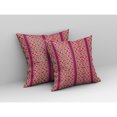 thumbnail image 5 of Amrita Sen Suede Zippered Pillow With Pink And Green CAPL246FSDS-ZP-20x20, 5 of 5