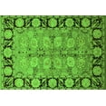 thumbnail image 1 of Ahgly Company Indoor Rectangle Oriental Green Industrial Area Rugs, 4' x 6', 1 of 4