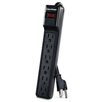 CyberPower 6-Outlet Essential Surge Protector (4ft), CSB604PT