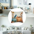 thumbnail image 6 of Fall Pillows Fall Throw Pillow Covers Blue Watercolor Pumpkin Outdoor Fall Pillowcase Patio Porch Pillows Case for Outdoor Fall Autumn Decor, 6 of 8