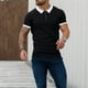thumbnail image 3 of Gibobby Playera Tipo Polo Hombre Playeras Tipo Polo para Hombre Casuales Moda Camiseta Manga Corta(Blanco,CH), 3 of 5