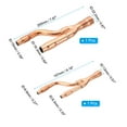 thumbnail image 2 of Unique Bargains 33T Refrigeration Y Branch Set, Copper Y Joint Fits with Insulation for Central Air Conditioning System, 2 of 5