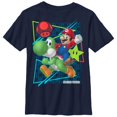 thumbnail image 1 of Nintendo Mario Sunday Rider Blue Unisex Youth T-Shirt-Small, 1 of 3