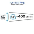 thumbnail image 3 of Avery Heavy-Duty View 3 Ring Binder, 1.5" EZD Rings, Pacific Blue, 3 of 8