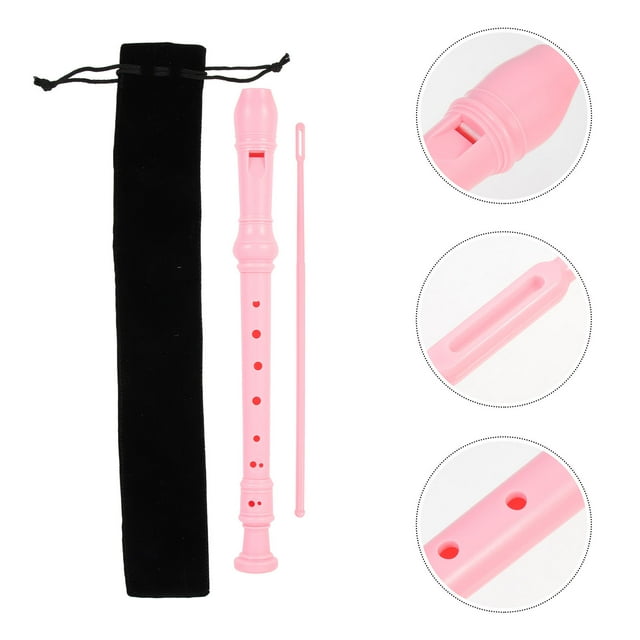 SHOWERORO 1ensemble Clarinette ABS Rose pour Débutants Clair Compact Facile à Transporter