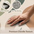 thumbnail image 6 of ODIKA 4'x6' Green Beige Earthy Abstract Leaves Washable Area Rug Modern Tropical Design with Organic Shapes Pet Friendly, Non-Shedding for Bedroom, Reading Nook, 6 of 7