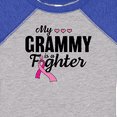 thumbnail image 4 of Inktastic Breast Cancer Awareness My Grammy is a Fighter Boys or Girls Baby Bodysuit, 4 of 5