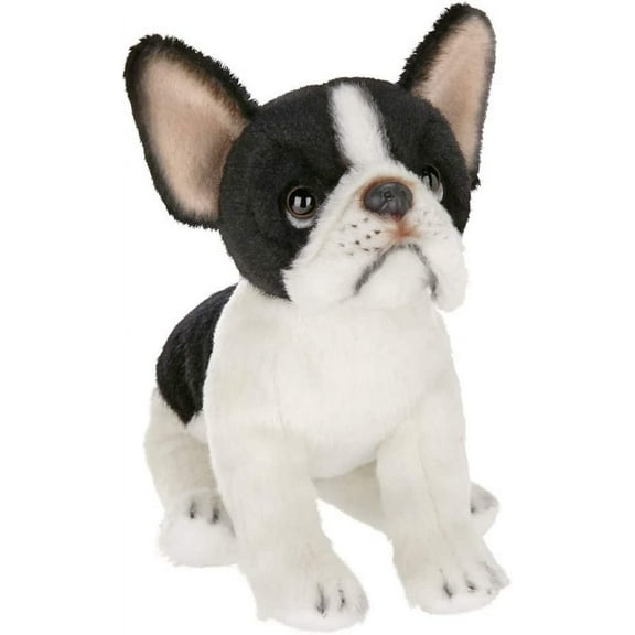 Bearington Collection Lil' Oliver Small Plush French Bulldog Stuffed Animal, 6 inch, Child