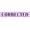 Purple, variant on Printtoo Corrected Self Inking Rubber Stamp Pre-Inked Office Stamp- Home Office Business Stationery, Black- 42 x 9 mm