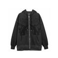 thumbnail image 1 of Mialoley Women Plus Size Hooded Sweatshirt, Printed Long Sleeve Zip-up Pullover, 1 of 3