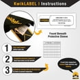 thumbnail image 3 of KwikSafety Harnais de Sécurité SCORPION DiamondBACK / Harnais de Protection Intégrale contre les Chutes avec Cordon de 6 Pi / Équipement de Toiture de Construction / PPE Conforme OSHA ANSI, 3 of 9