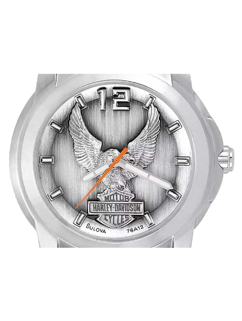Men s Bulova Eagle Wrist Watch 76A12 Harley Davidson Walmart