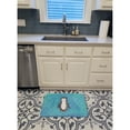 thumbnail image 3 of Polkadot Penguin Watercolor Machine Washable Memory Foam Mat, 3 of 4