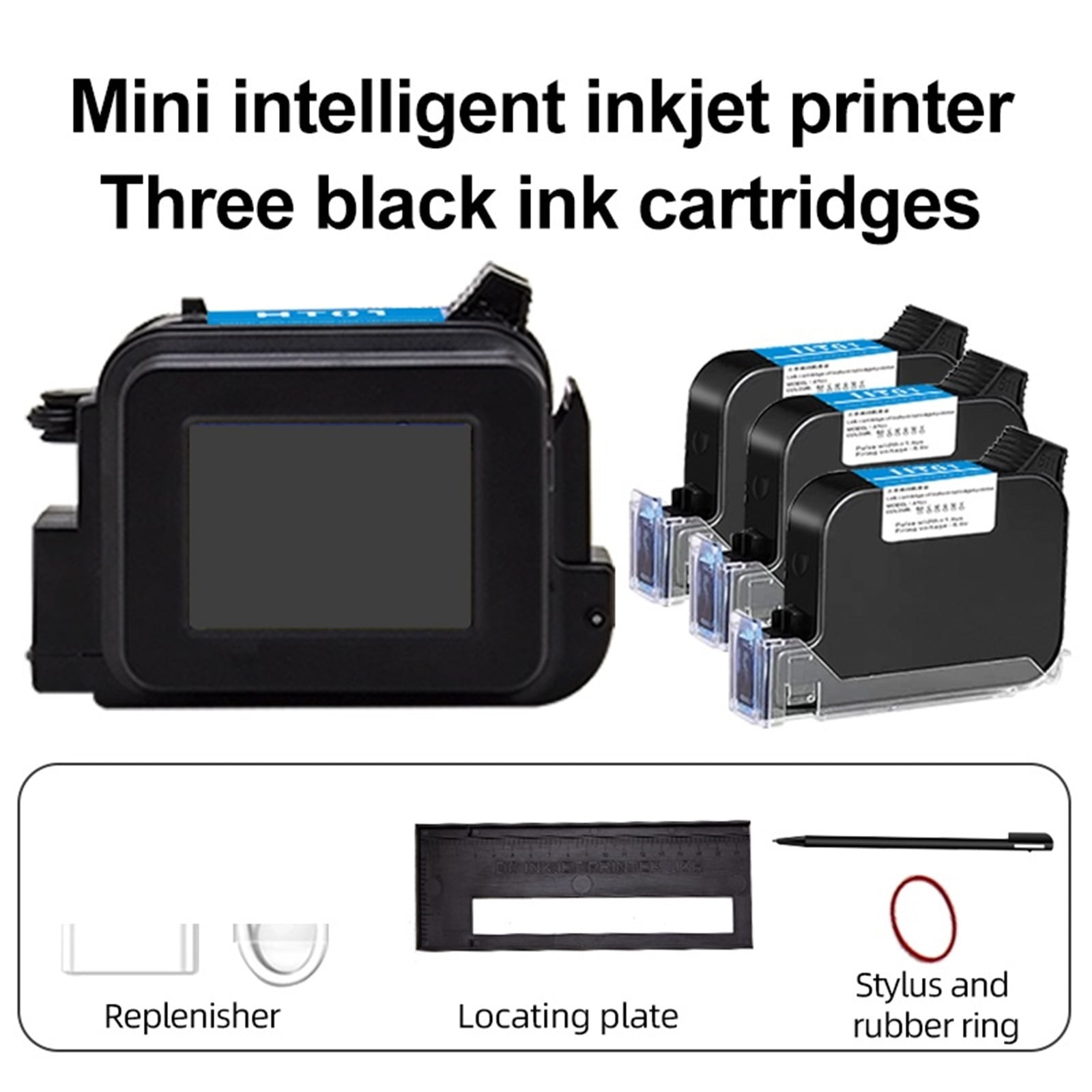 Style Handheld Mini Portable Label Inkjet Printer Production Date Pattern Character Encoding Machine Permanent Ink ,Widely Use