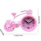 thumbnail image 2 of Reloj Despertador para Dormitorio,Reloj de Escritorio Silencioso en Forma de Bicicleta,7.01x4.72x2.36In Plástico Operado Por Batería Azul para Niños Sala de Estudio Reloj Despertador para Niños,Decora, 2 of 6