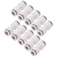 thumbnail image 2 of Wchiuoe Straight Push Connectors, Stainless Steel Air Hose Push Connector With Push In Design For Treatment, 2 of 8