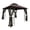 Brown, variant on Hassch 10' x 10' Gazebo with Roof, Outdoor Pavilion with Mosquito Net for Backyard, Deck, Garden, Patio, Gray