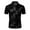 Black, variant on Men's Casual Wear Loose and Thin Daily Henley Shirt with Short Sleeve a Solid Print Top for Ultimate Comfort Black